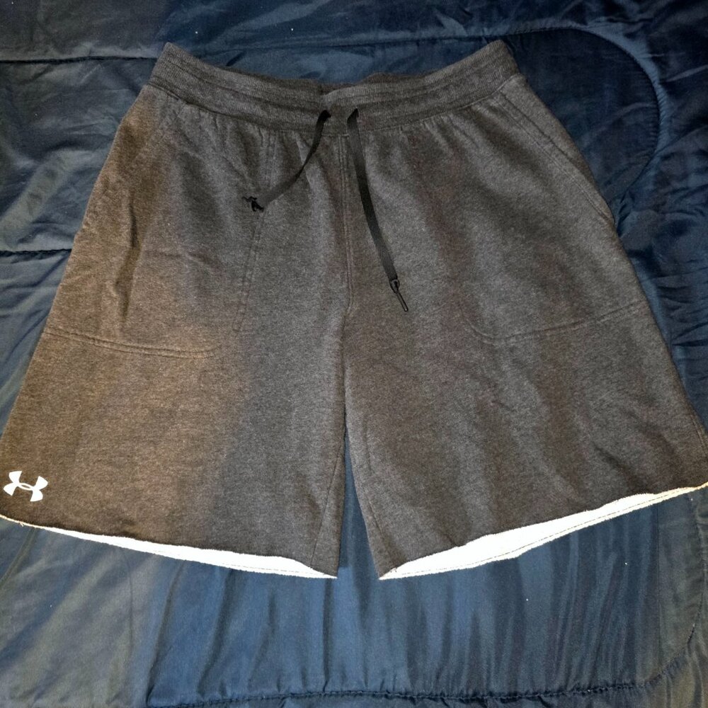Set of 3 - Men's Under Armour UA Hustle Fleece Loose Fit Drawstring Shorts